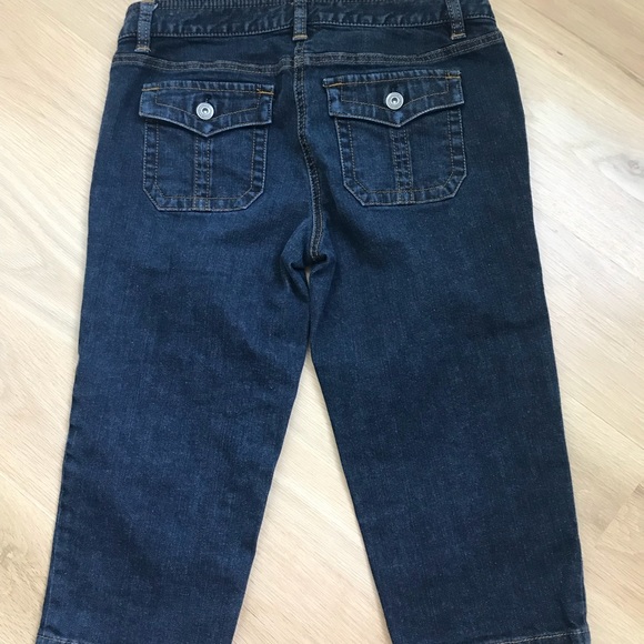 ANN TAYLOR PETITE JEAN CAPRIS - Picture 2 of 6